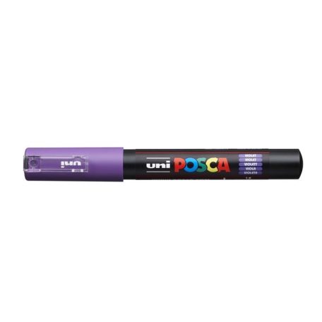 UNI Dekormarker, 0,7-1,0 mm, UNI "Posca PC-1M", lila