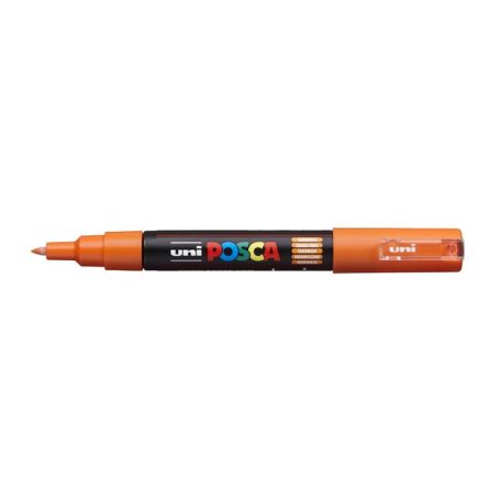 UNI Dekormarker, 0,7-1,0 mm, UNI "Posca PC-1M", narancs