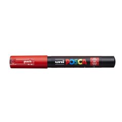   UNI Dekormarker, 0,7-1,0 mm, UNI "Posca PC-1M", piros