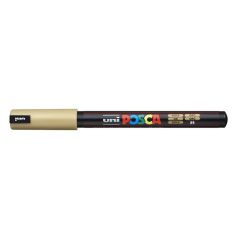 UNI Dekormarker, 0,7 mm, UNI "Posca PC-1MR", arany