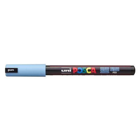 UNI Dekormarker, 0,7 mm, UNI "Posca PC-1MR", jégkék