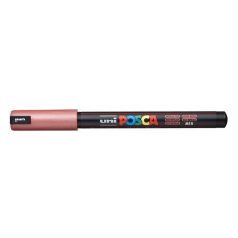   UNI Dekormarker, 0,7 mm, UNI "Posca PC-1MR", metálpiros