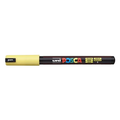 UNI Dekormarker, 0,7 mm, UNI "Posca PC-1MR", sárga