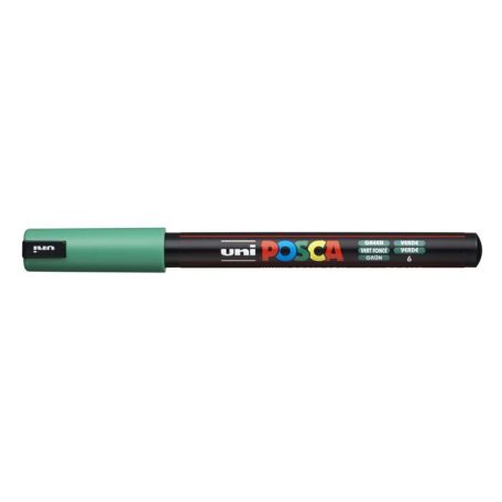 UNI Dekormarker, 0,7 mm, UNI "Posca PC-1MR", zöld
