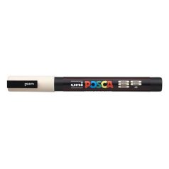   UNI Dekormarker, 0,9-1,3 mm, UNI "Posca PC-3M", bézs