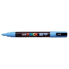  UNI Dekormarker, 0,9-1,3 mm, UNI "Posca PC-3M", égszínkék