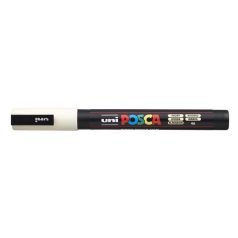   UNI Dekormarker, 0,9-1,3 mm, UNI "Posca PC-3M", elefántcsont