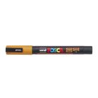 UNI Dekormarker, 0,9-1,3 mm, UNI"Posca PC-3ML", fényes narancs