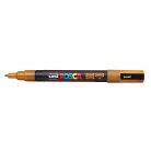 UNI Dekormarker, 0,9-1,3 mm, UNI"Posca PC-3ML", fényes narancs