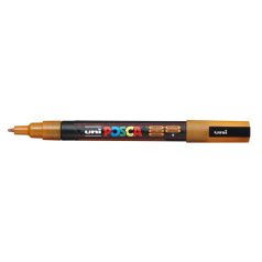   UNI Dekormarker, 0,9-1,3 mm, UNI"Posca PC-3ML", fényes narancs