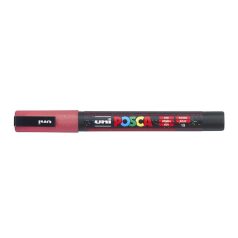   UNI Dekormarker, 0,9-1,3 mm, UNI"Posca PC-3ML", fényes piros
