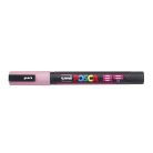 UNI Dekormarker, 0,9-1,3 mm, UNI"Posca PC-3ML", fényes rózsaszín