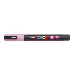   UNI Dekormarker, 0,9-1,3 mm, UNI"Posca PC-3ML", fényes rózsaszín
