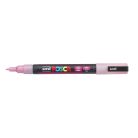 UNI Dekormarker, 0,9-1,3 mm, UNI"Posca PC-3ML", fényes rózsaszín