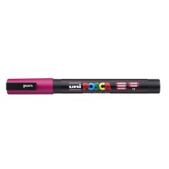   UNI Dekormarker, 0,9-1,3 mm, UNI "Posca PC-3M", fukszia