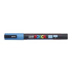   UNI Dekormarker, 0,9-1,3 mm, UNI"Posca PC-3ML", fényes világoskék