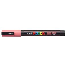   UNI Dekormarker, 0,9-1,3 mm, UNI "Posca PC-3M", korall