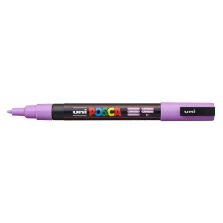 UNI Dekormarker, 0,9-1,3 mm, UNI "Posca PC-3M", levendula