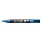 UNI Dekormarker, 0,9-1,3 mm, UNI "Posca PC-3ML", fényes kék
