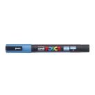 UNI Dekormarker, 0,9-1,3 mm, UNI "Posca PC-3ML", fényes kék
