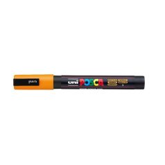   UNI Dekormarker, 0,9-1,3 mm, UNI "Posca PC-3M", ragyogó sárga