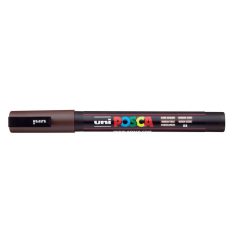   UNI Dekormarker, 0,9-1,3 mm, UNI "Posca PC-3M", sötétbarna