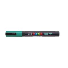   UNI Dekormarker, 0,9-1,3 mm, UNI "Posca PC-3M", smaragdzöld