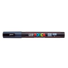   UNI Dekormarker, 0,9-1,3 mm, UNI "Posca PC-3M", tengerkék
