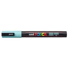   UNI Dekormarker, 0,9-1,3 mm, UNI "Posca PC-3M", tengerzöld