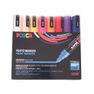UNI Dekormarker készlet, 1,8-2,5 mm, UNI "Posca PC-5M", 16 különböző szín