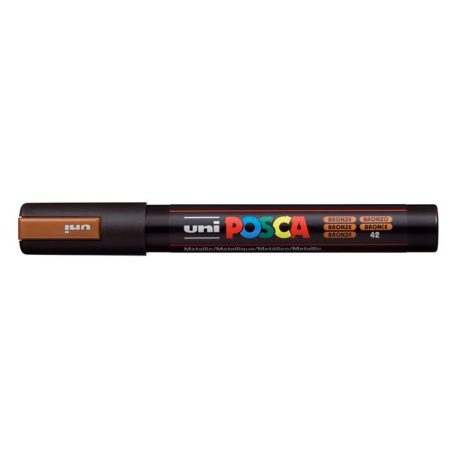 UNI Dekormarker, 1,8-2,5 mm, UNI "Posca PC-5M", bronz
