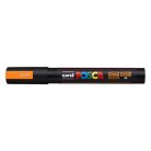UNI Dekormarker, 1,8-2,5 mm, UNI "Posca PC-5M", fluor narancs
