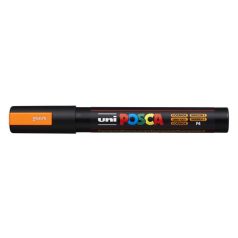   UNI Dekormarker, 1,8-2,5 mm, UNI "Posca PC-5M", fluor narancs