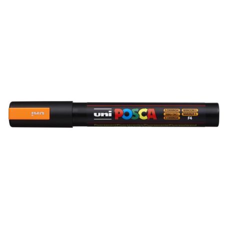 UNI Dekormarker, 1,8-2,5 mm, UNI "Posca PC-5M", fluor narancs