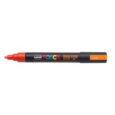   UNI Dekormarker, 1,8-2,5 mm, UNI "Posca PC-5M", fluor narancs