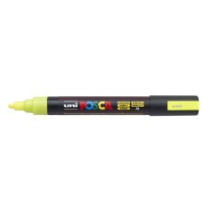   UNI Dekormarker, 1,8-2,5 mm, UNI "Posca PC-5M", fluor sárga