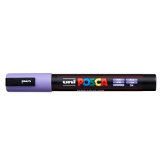   UNI Dekormarker, 1,8-2,5 mm, UNI "Posca PC-5M", halványlila