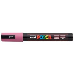   UNI Dekormarker, 1,8-2,5 mm, UNI "Posca PC-5M", málna