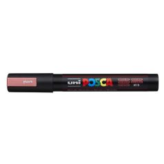   UNI Dekormarker, 1,8-2,5 mm, UNI "Posca PC-5M", metálpiros