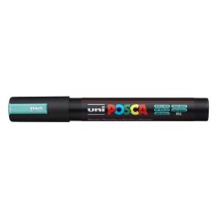   UNI Dekormarker, 1,8-2,5 mm, UNI "Posca PC-5M", metálzöld