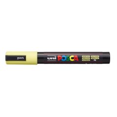   UNI Dekormarker, 1,8-2,5 mm, UNI "Posca PC-5M", napsárga