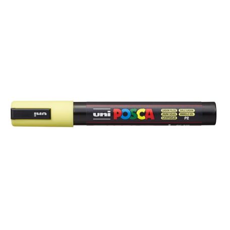 UNI Dekormarker, 1,8-2,5 mm, UNI "Posca PC-5M", napsárga