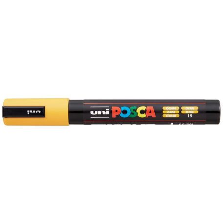 UNI Dekormarker, 1,8-2,5 mm, UNI "Posca PC-5M", okker
