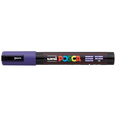 UNI Dekormarker, 1,8-2,5 mm, UNI "Posca PC-5M", porosz kék
