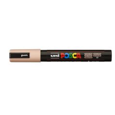   UNI Dekormarker, 1,8-2,5 mm, UNI "Posca PC-5M", púder rózsaszín