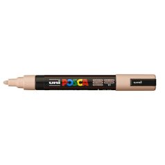   UNI Dekormarker, 1,8-2,5 mm, UNI "Posca PC-5M", púder rózsaszín