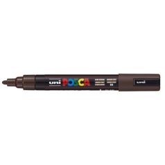   UNI Dekormarker, 1,8-2,5 mm, UNI "Posca PC-5M", sötétbarna