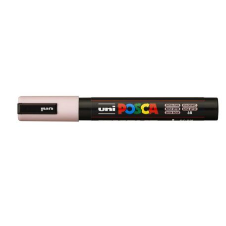 UNI Dekormarker, 1,8-2,5 mm, UNI "Posca PC-5M", szatén rózsaszín