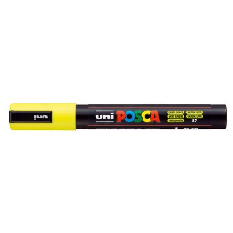 UNI Dekormarker, 1,8-2,5 mm, UNI "Posca PC-5M", szőlőzöld