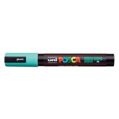   UNI Dekormarker, 1,8-2,5 mm, UNI "Posca PC-5M", tengerzöld